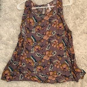 Xhilaration Flowy flower print blouse